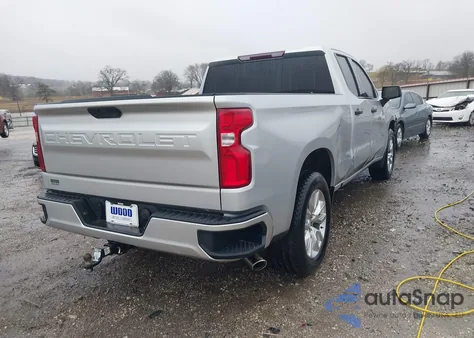 2020 Chevrolet Silverado 1500 2Wd Double Cab Standard Bed Custom from USA, damaged, VIN 1GCRWBEH8LZ320733
